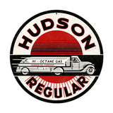 Hudson Gasoline Vintage Sign Metal Sign