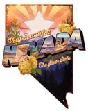 Visit Beautiful Nevada Vintage Sign Metal Sign