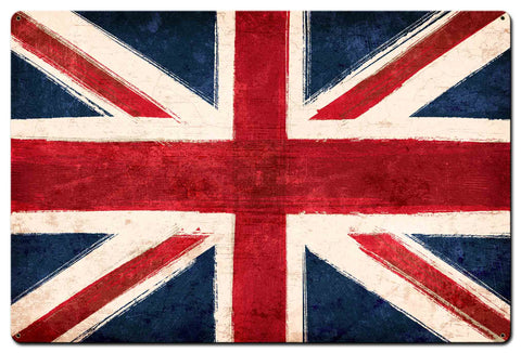 United Kingdom Union Jack Flag Vintage Sign Metal Sign