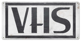 VHS Logo Vintage Sign Metal Sign