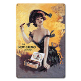 1900's Cremo Cigar Ad Metal Sign 12in X 18in Metal Sign