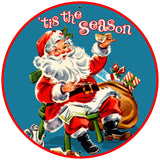 Tis The Season Vintage Sign Metal Sign