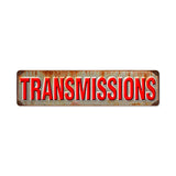 Transmissions Vintage Sign Metal Sign