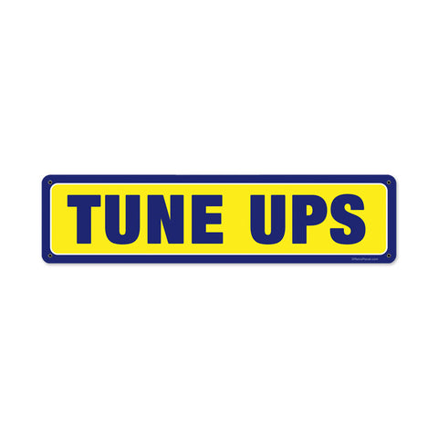 Tune Ups Vintage Sign Metal Sign