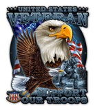 Veteran Military 2 Metal Sign