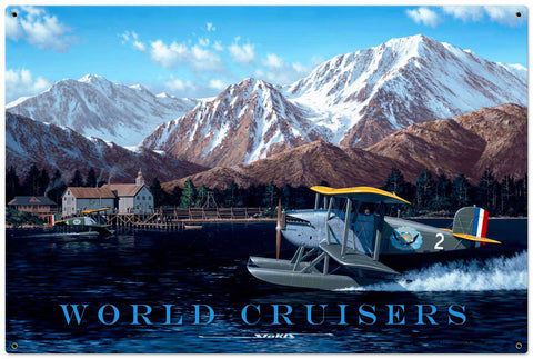 World Cruisers XL Vintage Sign Metal Sign