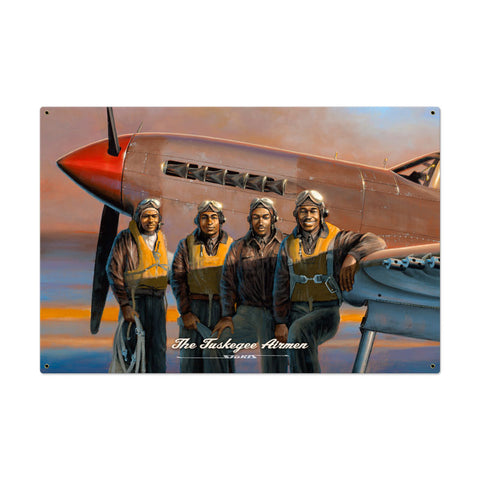 Tuskegee Airmen Vintage Sign Metal Sign