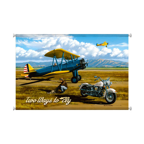 Two Ways To Fly Vintage Sign Metal Sign