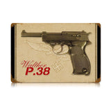 Walther P38 Vintage Sign Metal Sign