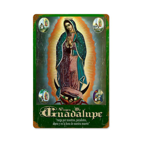 Virgen Vintage Sign Metal Sign