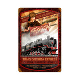 Trans Siberian Express Vintage Sign Metal Sign