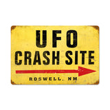 Ufo Crash Vintage Sign Metal Sign