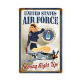 Us Air Force Girl Vintage Sign Metal Sign