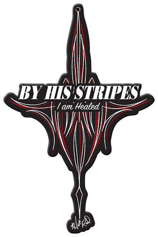 VHR071 - By His Stripes Metal Sign