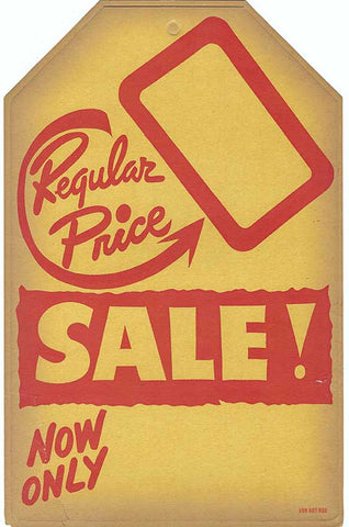 VHR085 - SALE SIGN Metal Sign