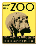 Visit Zoo Philadelphia Vintage Metal Sign Metal Sign