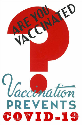 Vaccination Prevents Covid Vintage Metal Sign Metal Sign