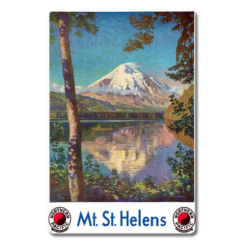 VTG408 - MOUNT ST HELENS Metal Sign