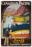 VTG426 - BANFF CANADIAN ROCKIES Metal Sign