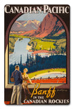 VTG428 - BANFF CANADIAN ROCKIES Metal Sign