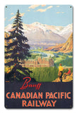 VTG431 - BANFF CANADIAN PACIFIC RAILWAY Metal Sign