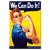 VTG445 - Rosie Riveter Metal Sign