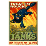 VTG447 - Join the Tanks Metal Sign