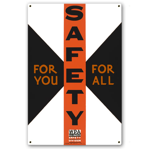 VTG451 - Safety Metal Sign