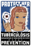 VTG457 - Protect Her From Tuberculosis Metal Sign