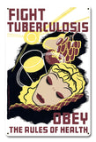 VTG458 - Fight Tuberculosis Metal Sign