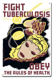 VTG459 - Fight Tuberculosis Metal Sign