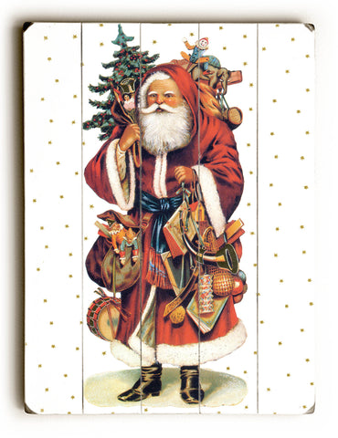 Santa - Wood Wall Decor by Artehouse 12 X 16