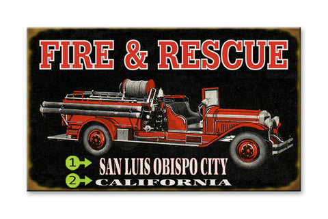 Fire & Rescue Wood 28x48