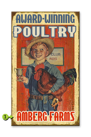 Award Winning Poultry Metal 28x48