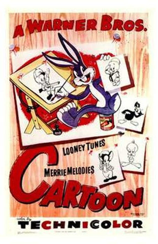 Warner Brothers Cartoon  a Movie Poster Print