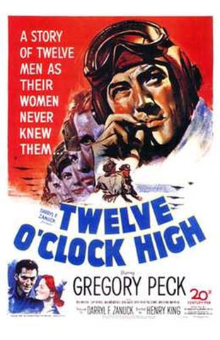 Twelve O'clock High Movie Poster Print