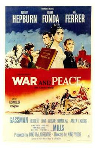 War and Peace Movie Poster Print