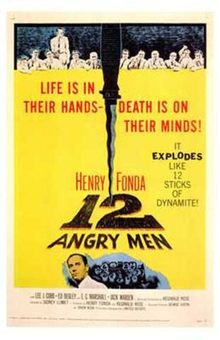 Twelve Angry Men Movie Poster Print