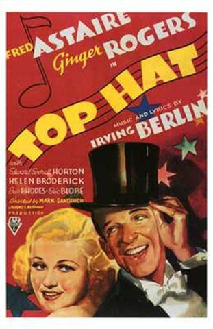 Top Hat Movie Poster Print