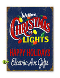 Xmas Lights Metal 28x38