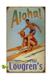 Aloha Surfing Metal 28x48