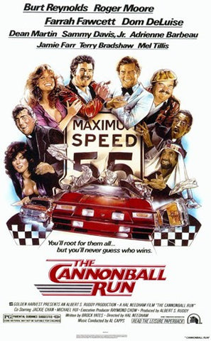 Cannonball Run Movie Poster Print