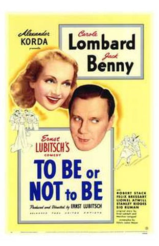 to Be or Not to Be Movie Poster Print