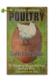 Quality Stock, Eggs and Poultry Wood 28x48