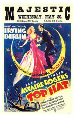 Top Hat Movie Poster Print