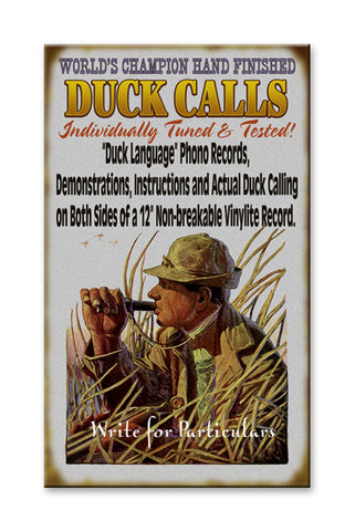 Duck Caller Wood 14x24