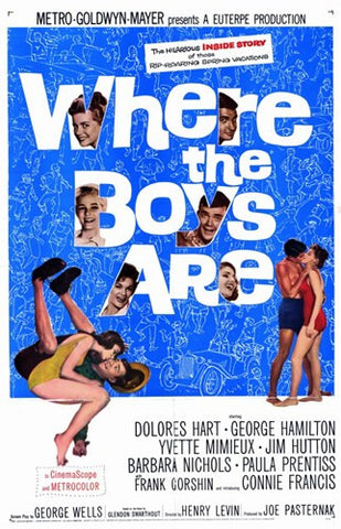 Where the Boys Are Movie Poster Print