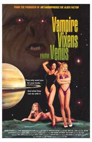 Vampire Vixens from Venus Movie Poster Print