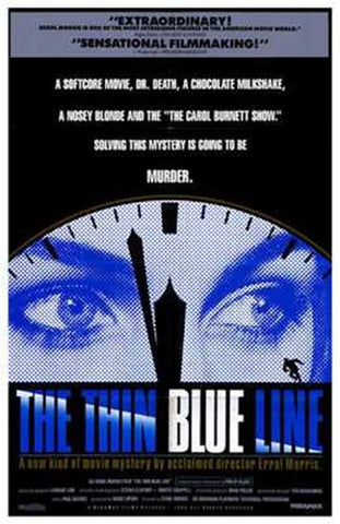 Thin Blue Line Movie Poster Print