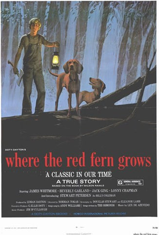 Where the Red Fern Grows Movie Poster Print